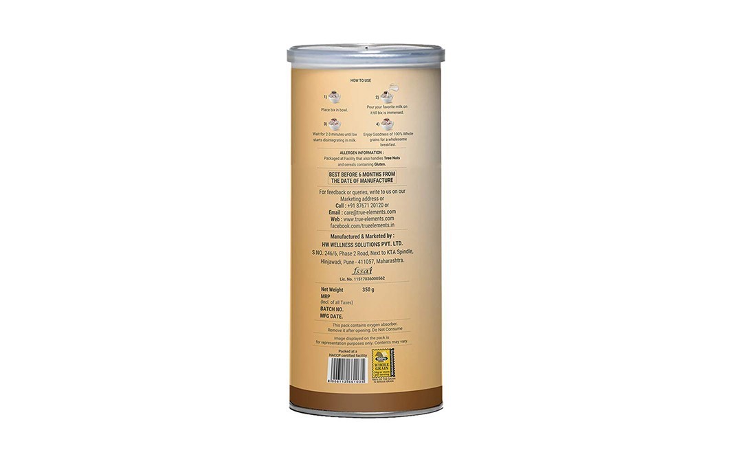 True Elements Multigrain Bix 100% Jowar, Oats and Farro, Nothing Else!   Jar  350 grams